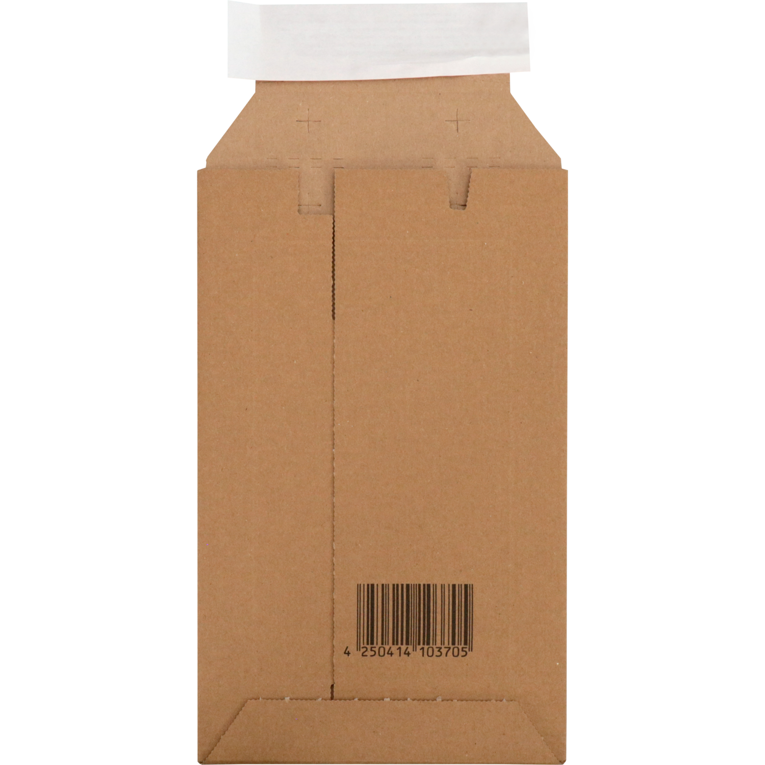 SendProof® Envelop, verzendenvelop, 250x150mm, DVD, strip, golfkarton, bruin 1