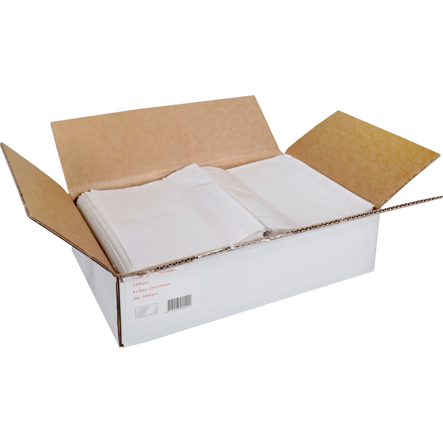 SendProof® Envelop, paklijstenvelop, 225x165mm, A5/C5, zelfklevend, lDPE, transparant 4