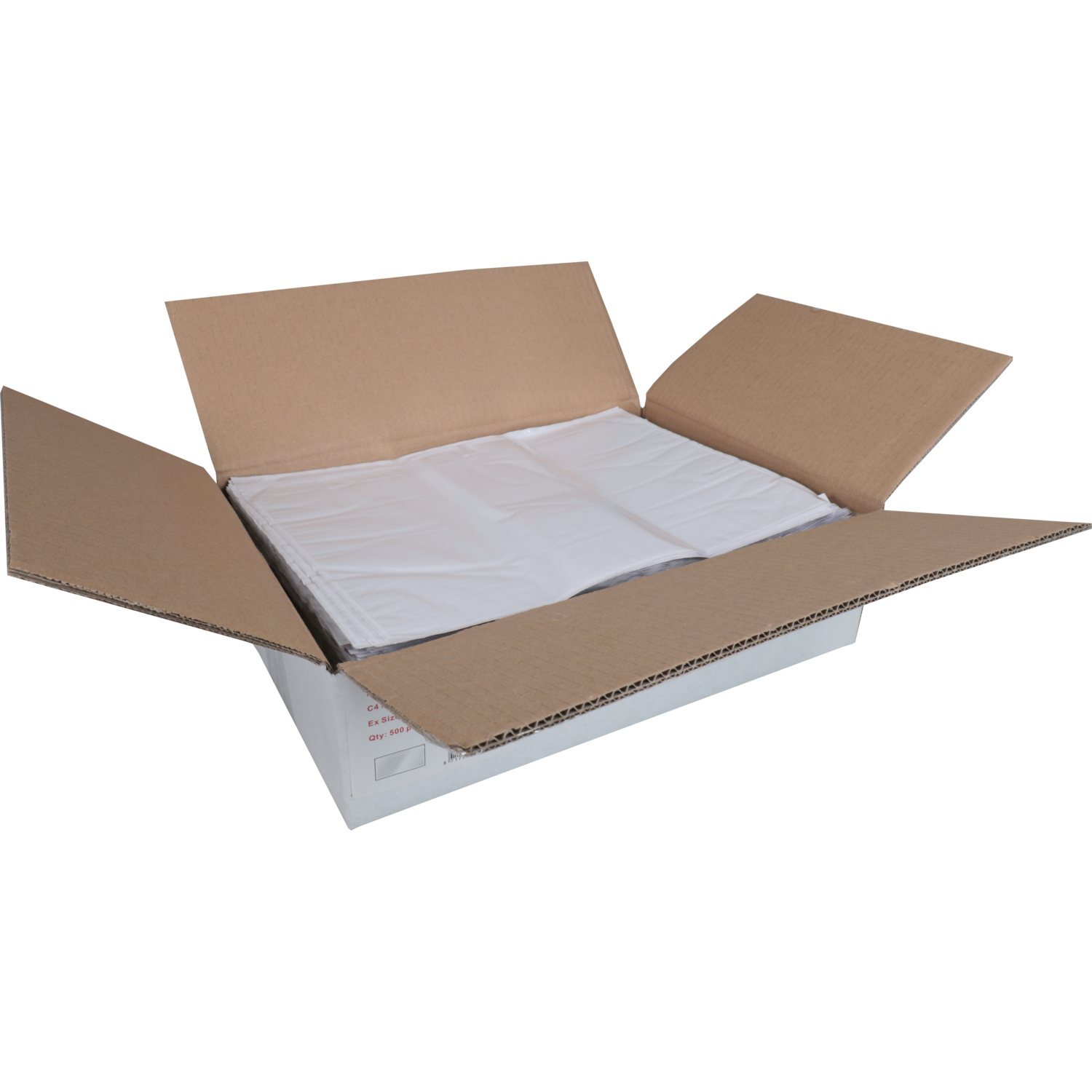 SendProof® Envelop, paklijstenvelop, 315x225mm, A4/C4, zelfklevend, lDPE, transparant 4