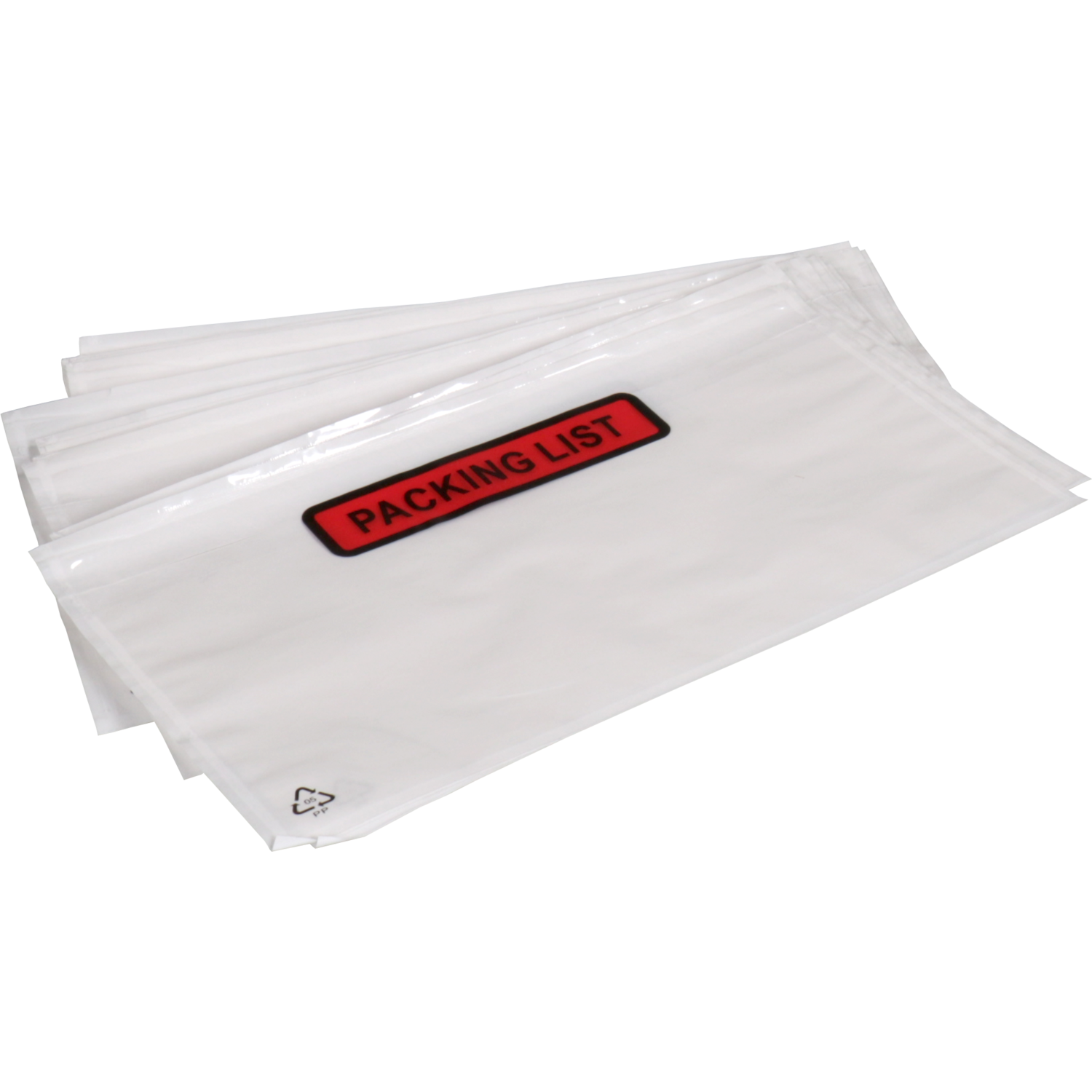 SendProof® Envelop, paklijstenvelop, packing list, 220x115mm, DL, zelfklevend, lDPE, transparant 2