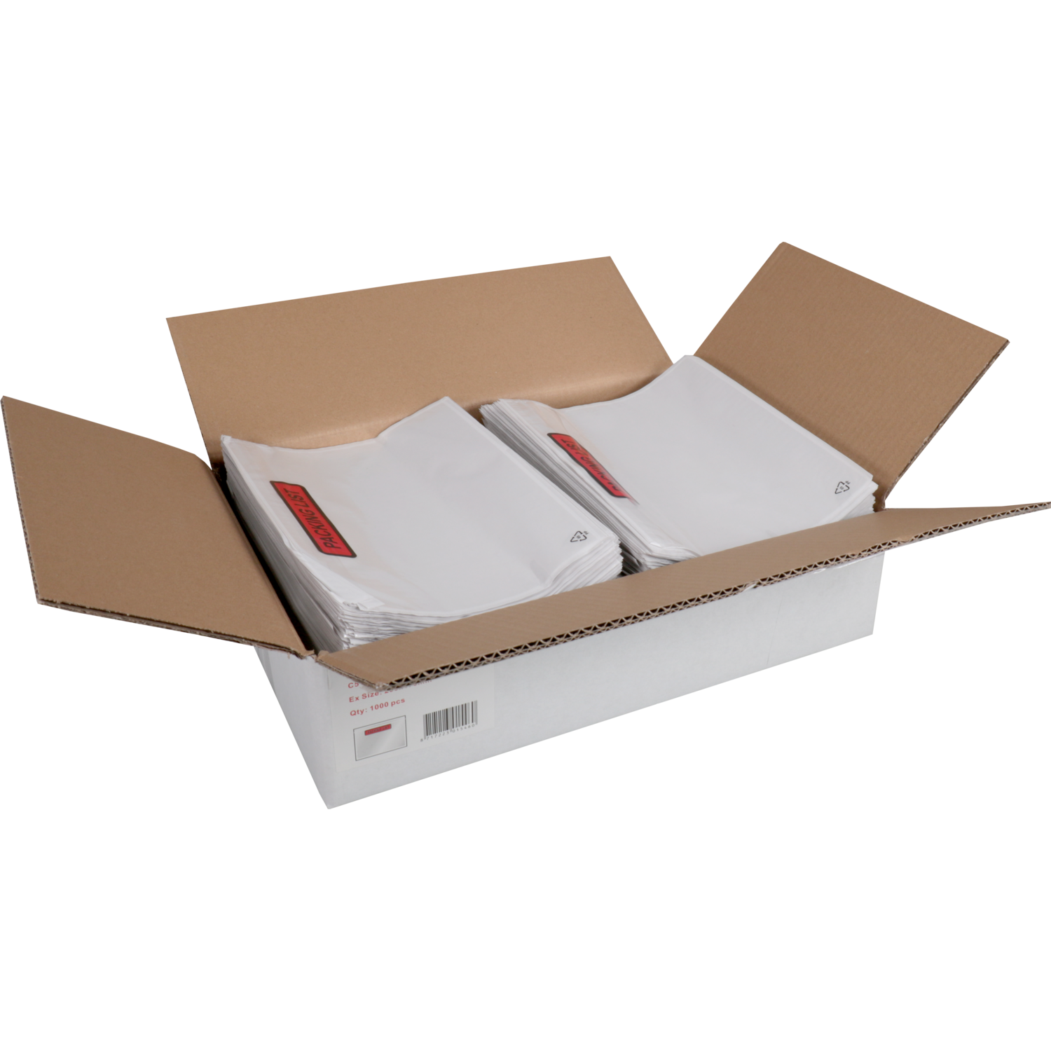 SendProof® Envelop, paklijstenvelop, packing list, 225x165mm, A5/C5, zelfklevend, lDPE, transparant 4