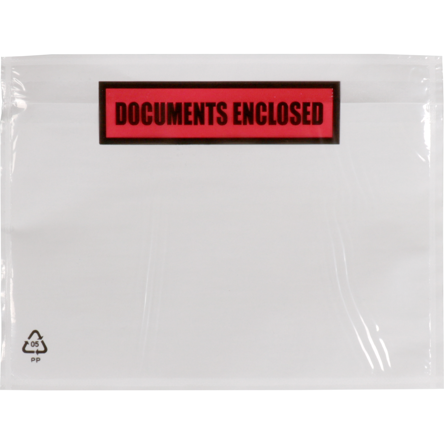 SendProof® Envelop, paklijstenvelop, documents enclosed, 160x122mm, A6/C6, zelfklevend, lDPE, wit/transparant 1
