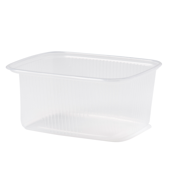 Bak, PP, 250ml, saladebak, 108x82x50mm, transparant 1