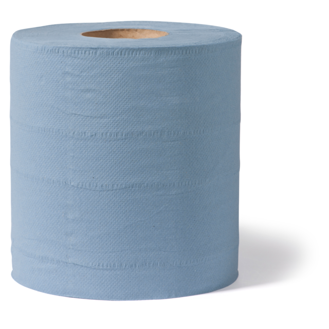Poetspapier, 2-laags, 20cm, 130m, papier, blauw 1