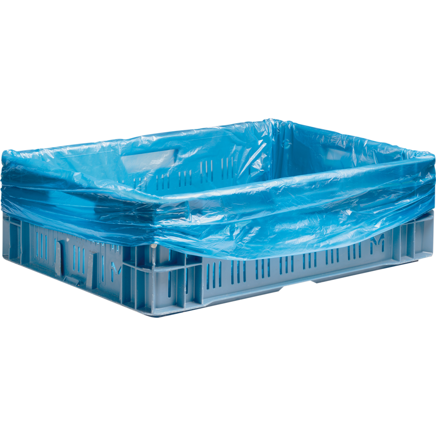Top Quality Zak, Kratzak, HDPE, 60/ 21x80cm, 10my, blauw 1