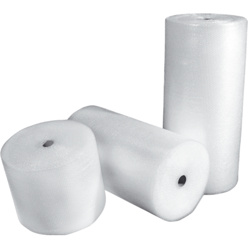 Folie, luchtkussenfolie, LDPE, 150cm, 150m, 80my, 4mm, transparant