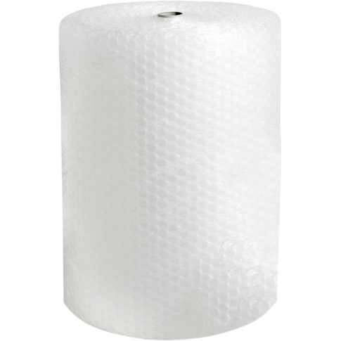 SendProof® Folie, luchtkussenfolie, 2-laags, LDPE, Grote nop, 100cm, 50m, transparant
