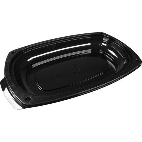 Schaal, cateringschaal, gerecycled PET, 295x190x zwart