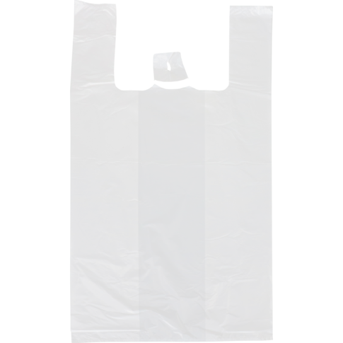 Top Quality Tas, HDPE, 30x 2x10x60cm, hemddraagtas, wit