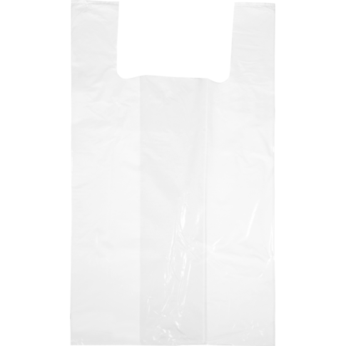 Tas, LLDPE, geblokt, 30x 10x60cm, hemddraagtas, wit