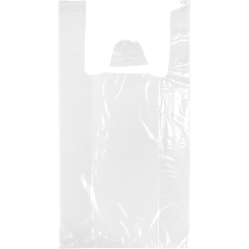 Tas, LDPE, geblokt, 25x 6x50cm, hemddraagtas, transparant