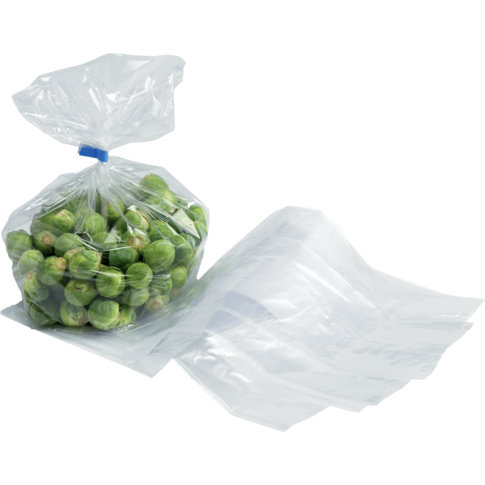 Top Quality Zak, Zijvouwzak, LDPE, 14/ 4x32cm, transparant