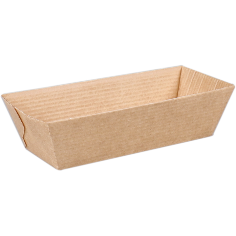 Depa Bak, Ersatzpapier, A5, Golfpapieren snacklijn, snackbak, 108x40x33mm, bruin