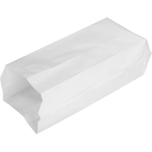 Zak, Snackzak, Ersatzpapier, Nr. 25, 0,5 pond, 10.5/ 4,25x27cm, wit