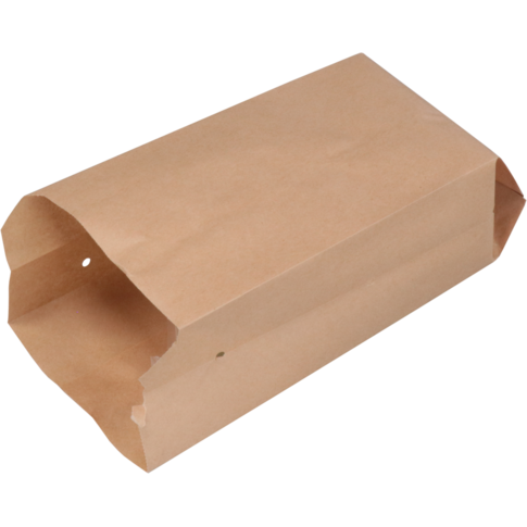 Zak, Snackzak, Ersatzpapier, Nr. 23, 1.5 ons, 9.5/ 3,25x24cm, bruin