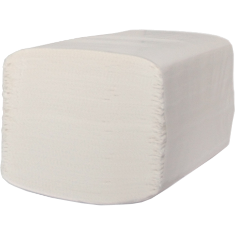 Handdoekpapier, 2-laags, z-vouw, 24x21cm, Papier, wit