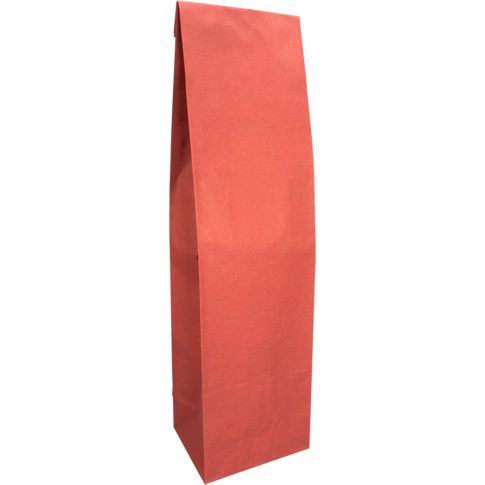Fleszak, 10x40x8cm, papier, rood