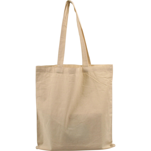 Tas, Katoen, reusable, 38x42cm, lusdraagtas, beige