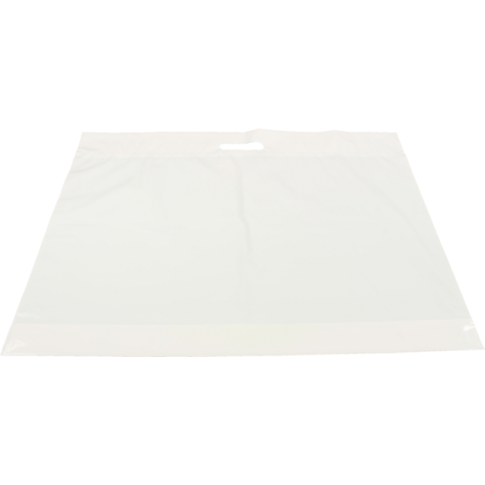 Tas, LDPE, dKT, 65x 5x50cm, draagtas, wit