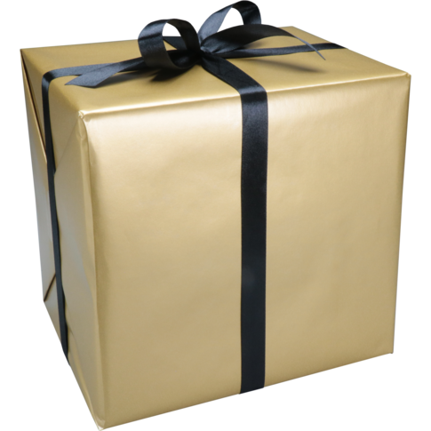 Cadeaupapier, 50cm, 200m, 80gr/m², goud