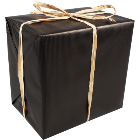 Cadeaupapier, 50cm, 250m, 60gr/m², zwart
