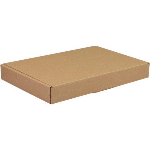 SendProof® Verzenddoos, A5, golfkarton, 220x155x28mm, met klep, enkele golf, bruin
