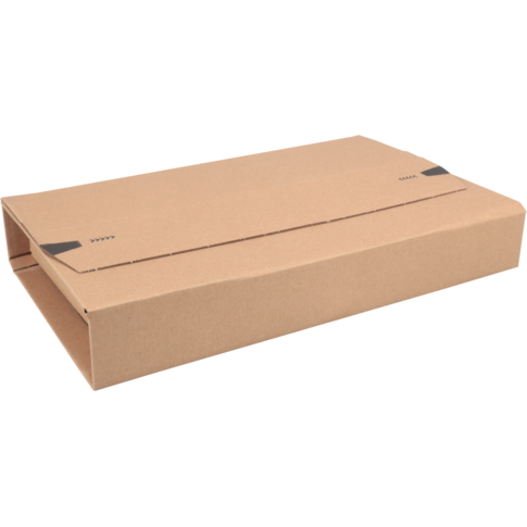 SendProof® Boekverpakking, golfkarton, 300x220x80mm, bruin