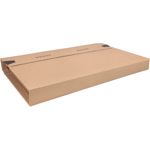 SendProof® Boekverpakking, golfkarton, 455x325x80mm, bruin