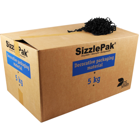 SizzlePak® Vulmateriaal, papier, 5kg, zwart