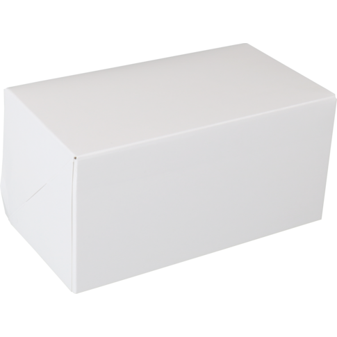  Gebaksdoos, karton, 18x10x9cm, wit