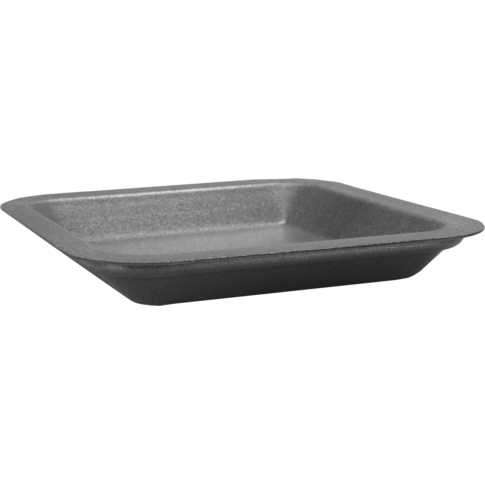 Schaal, tainer, ePS, xPS, 60, vierkant, 135x135x17mm, grijs