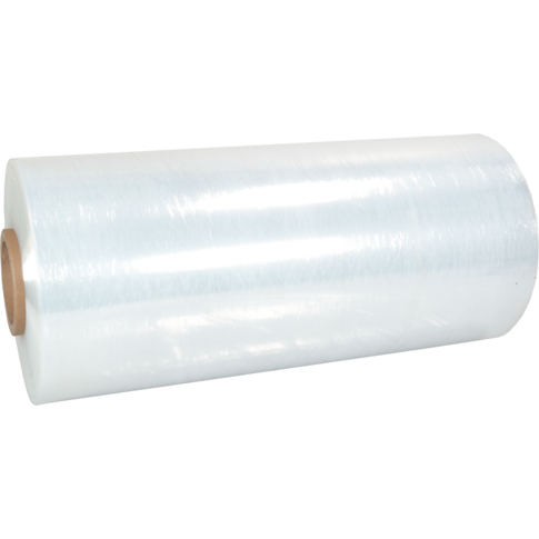 Folie, machinerol stretchfilm, LLDPE, 50cm, 2200m, 15my, transparant