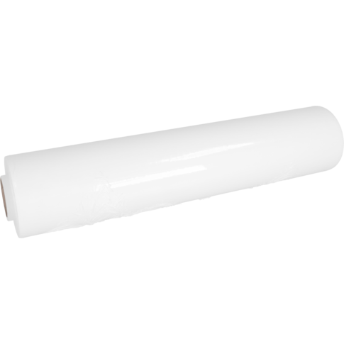 Folie, handrol stretchfolie, LLDPE, 50cm, 300m, 23my, wit