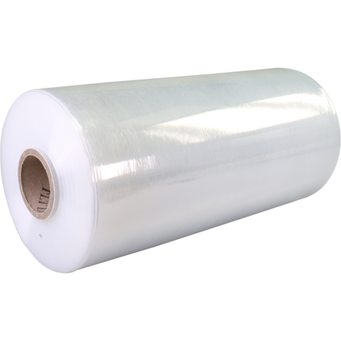 Folie, machinerol stretchfilm, LLDPE, 50cm, 1750m, 23my, transparant