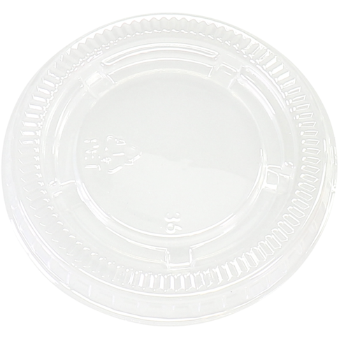 Deksel, sauscup, PET, rond, Ø62mm, transparant