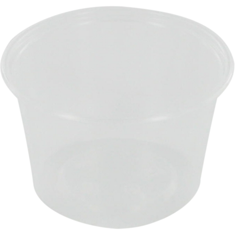 Bak, PP, 100ml, Ø70.3mm, kunststof cup, 44mm, transparant