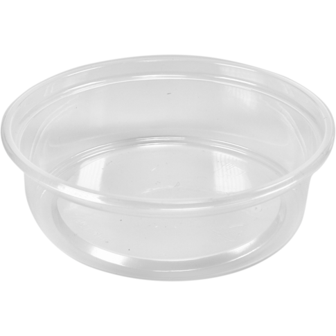 Bak, PP, 250ml, Ø101mm, kunststof cup, transparant