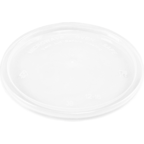 Deksel, PP, rond, Ø119mm, 6.5mm, transparant