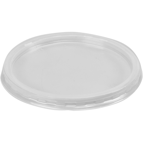 Deksel, PP, rond, Ø115mm, 8mm, transparant