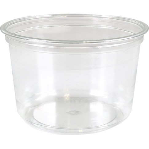 Cup, 550ml, Ø 117mm, 75.7mm, gerecycled PET, transparant
