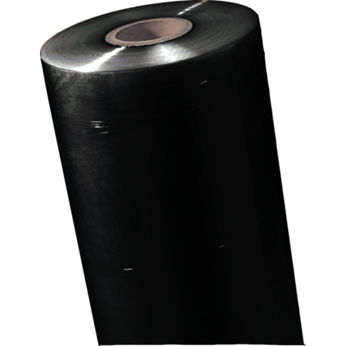 Folie, handrol stretchfilm, LLDPE, 50cm, 300m, 20my, zwart