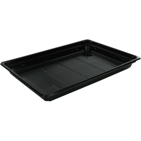 Bak, Gerecycled PET, sushitray, 212x143x22mm, zwart