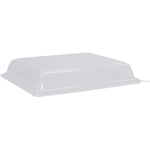 Deksel, sushitray, Gerecycled PET, 166x138x28mm, transparant