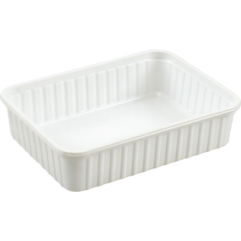Bak, PS, 500ml, kilobak, 180x135x45mm, wit