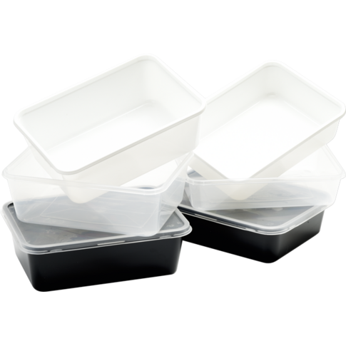 Bak, PP, 750ml, 182x135x45mm, transparant