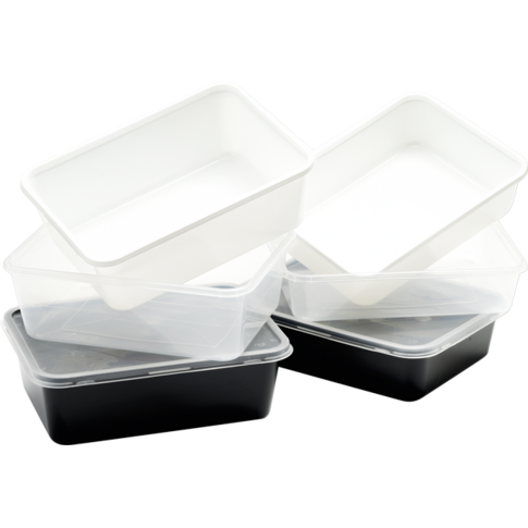 Bak, PP, 500ml, 182x135x35mm, wit