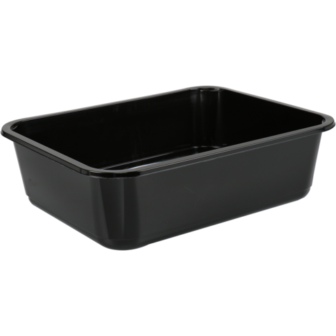 Bak, PP, H320, 5000ml, spuitgiet, 308x240x88mm, zwart
