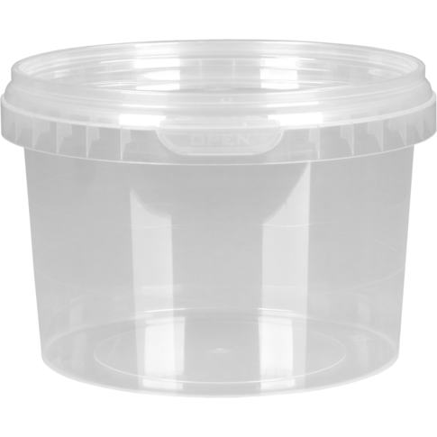 Cup, met deksel, 565ml, Ø 118mm, pP, transparant