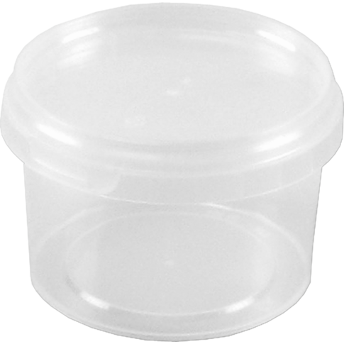 Cup, met deksel, 280ml, Ø 95mm, pP, transparant