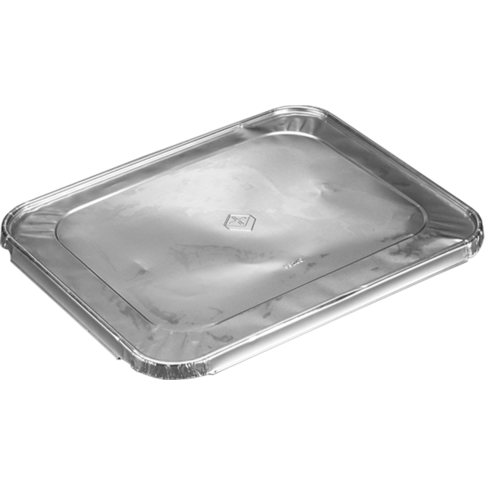 Deksel, Aluminium, rechthoekig, 329x269x16mm, zilver